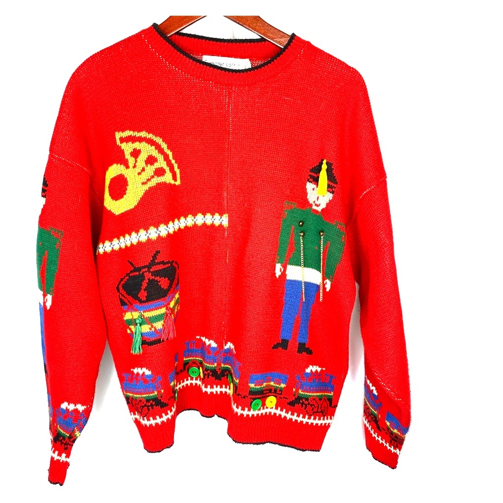 Little Drummer Boy Sweater Loft Christmas Holiday